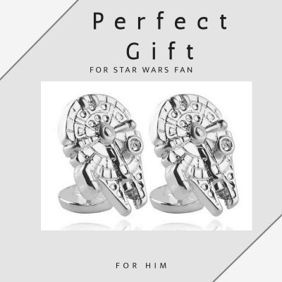 millenium falcon cufflinks